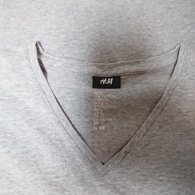ZARA(ザラ)のZARA Ｔシャツ グレー Lサイズ メンズのトップス(Tシャツ/カットソー(半袖/袖なし))の商品写真