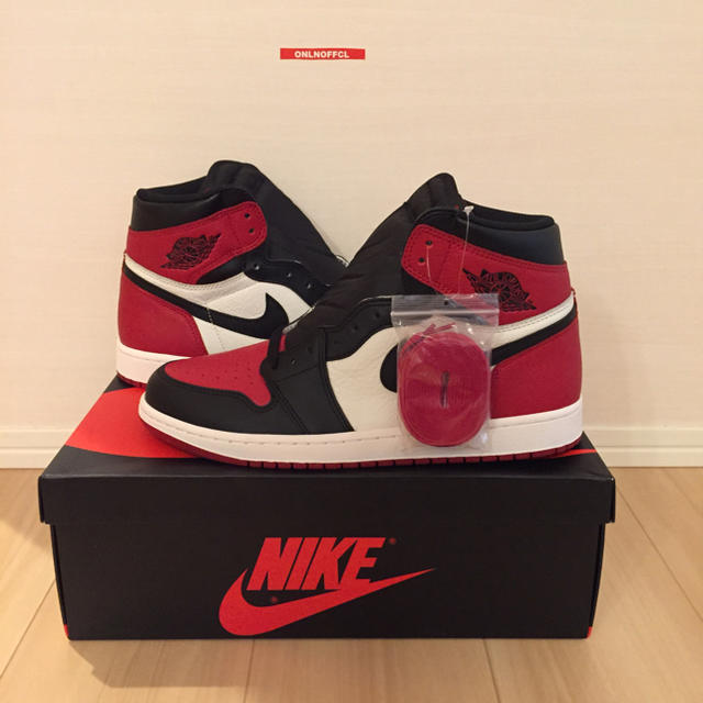 【最安値】NIKE AIR JORDAN 1 BRED TOE 28.5cm