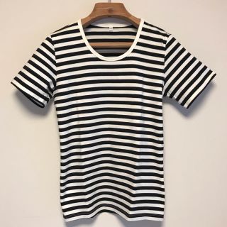 ムジルシリョウヒン(MUJI (無印良品))のMUJI 無印 ボーダー Tシャツ(Tシャツ(半袖/袖なし))