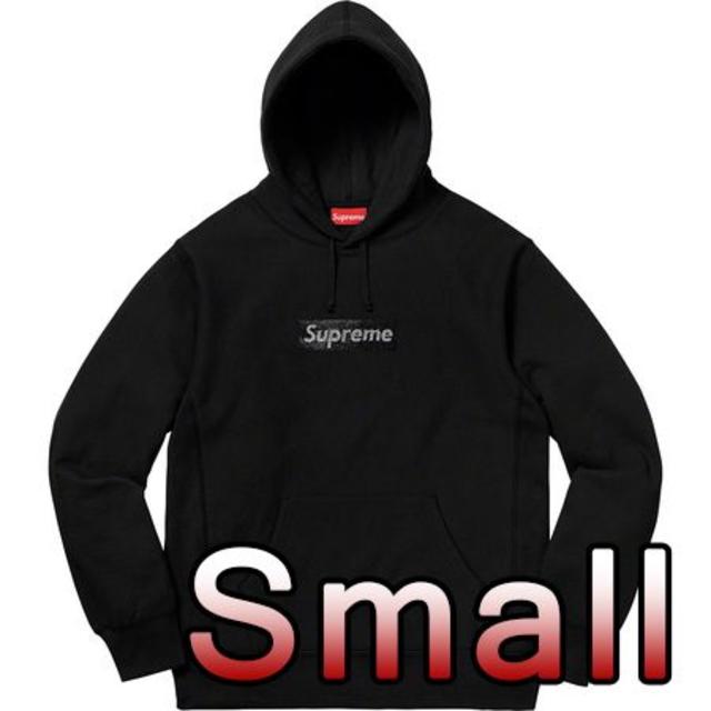 Supreme(シュプリーム)のayu様専 スワロフスキー Box Logo Hooded Sweatshirt メンズのトップス(パーカー)の商品写真