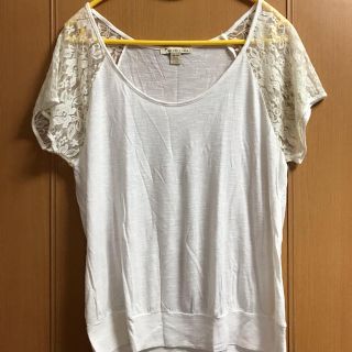 フォーエバートゥエンティーワン(FOREVER 21)のForever21 肩レース Tシャツ(Tシャツ(半袖/袖なし))