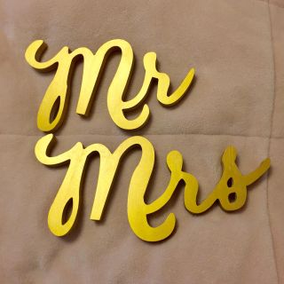 【最終値下げ】Mr Mrs オブジェ(置物)