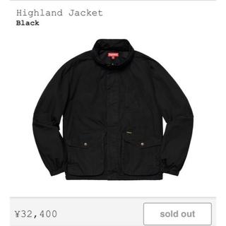 シュプリーム(Supreme)のSupreme Highland Jacket  Black  M 国内正規品(ナイロンジャケット)