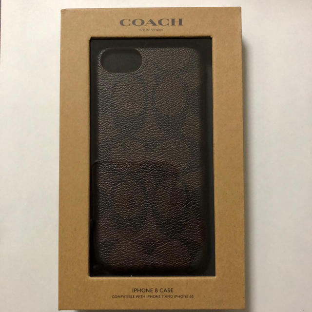 正規品 コーチ coach iPhoneケース 7.8 ブラウン