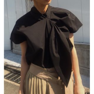 アメリヴィンテージ(Ameri VINTAGE)のameri vintage TUCK BOETIE BLOUSE(シャツ/ブラウス(半袖/袖なし))