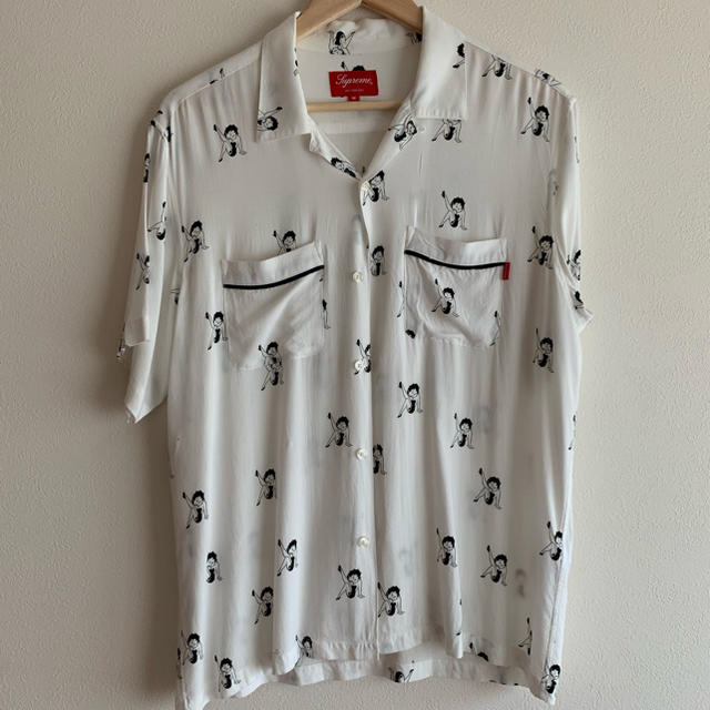 supreme betty boop rayon shirt 高質 49.0%割引 stockshoes.co