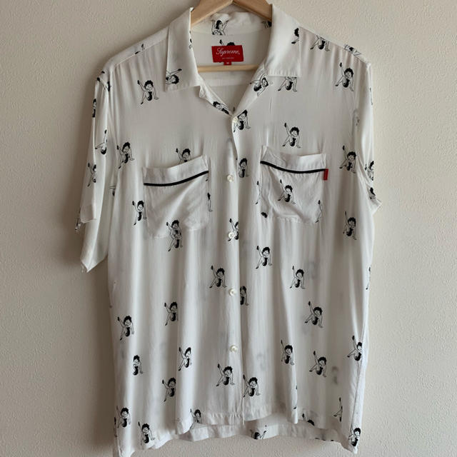 supreme betty boop rayon shirt