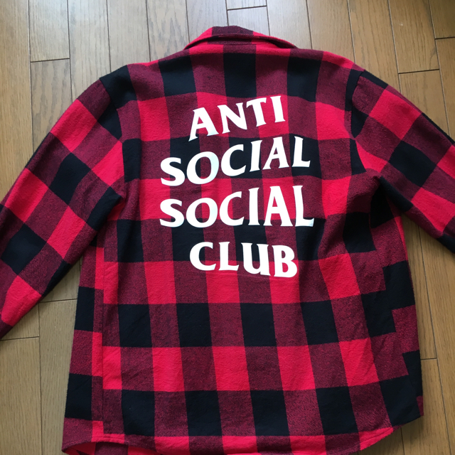 anti social  social club ネルシャツ