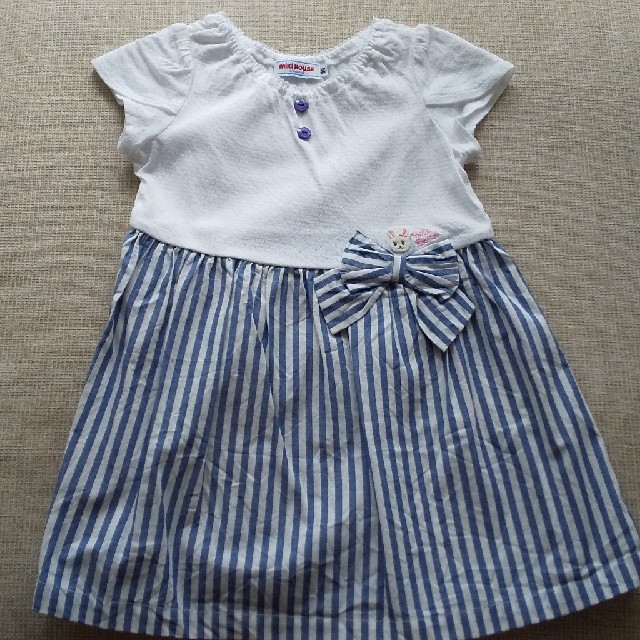 mikihouse(ミキハウス)のMIKI HOUSE ワンピース 90㎝ キッズ/ベビー/マタニティのキッズ服女の子用(90cm~)(ワンピース)の商品写真