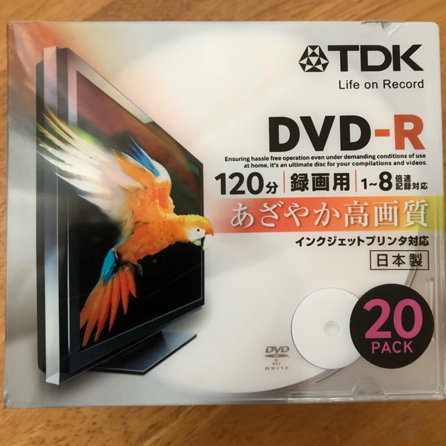TDK(ティーディーケイ)の【最終処分価格】DVD-R 録画用 TDK日本製 20枚 プラスおまけ5枚 エンタメ/ホビーのDVD/ブルーレイ(その他)の商品写真