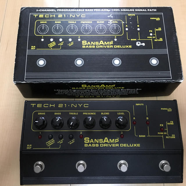 TECH21 サンズアンプ SANSAMP BASS DRIVER DELUXEの通販 by ゆう's shop｜ラクマ