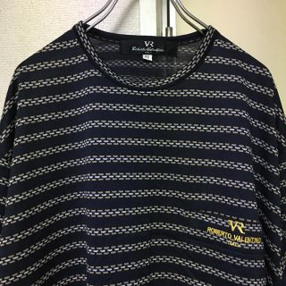 ヴァレンティノ(VALENTINO)の90s 総柄 ROBERTO VALENTINO ポケット付き Tシャツ(シャツ)