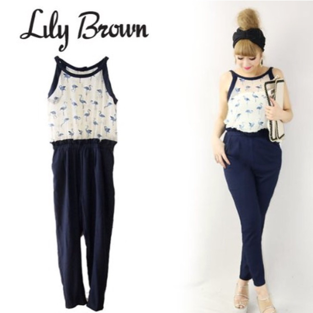 Lily Brown(リリーブラウン)のlilybrown♡オールインワン レディースのパンツ(オールインワン)の商品写真