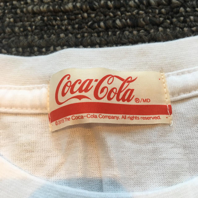 コカ・コーラ(コカコーラ)のコカコーラTシャツ ゆるっと大きめLLサイズ レディースのトップス(Tシャツ(半袖/袖なし))の商品写真