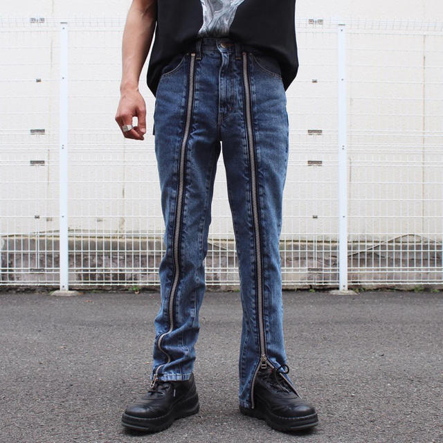 JOHN LAWRENCE SULLIVAN 20ss ジップデニム-