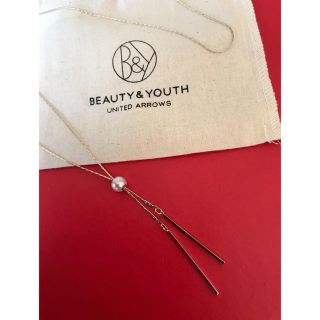 ビューティアンドユースユナイテッドアローズ(BEAUTY&YOUTH UNITED ARROWS)のBEAUTY&YOUTH UNITED ARROWS パールモチーフネックレス (ネックレス)