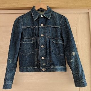 アーペーセー(A.P.C)のA.P.C　ダメージ加工　Ｇジャン(Gジャン/デニムジャケット)