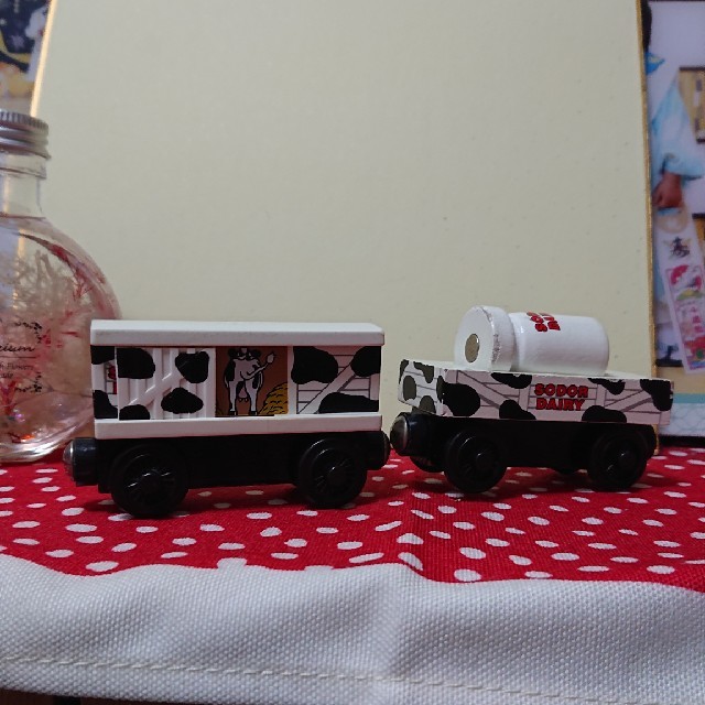 木製 トーマス cow car ミルクバレルカー カウカー(サウンドあり)の