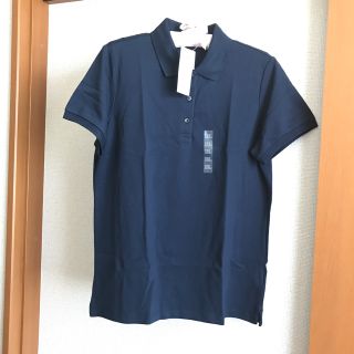 ユニクロ(UNIQLO)の新品 ユニクロ  半袖ポロシャツ 紺色(ポロシャツ)