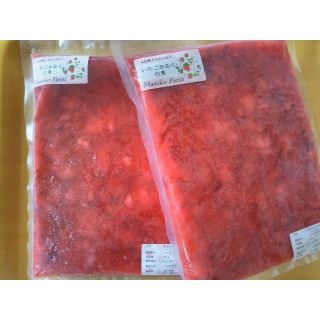 完熟とちおとめ🍓いちごみるくの素②袋　冷凍　いちご　☆送料一律1000円(フルーツ)