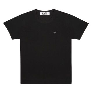 コムデギャルソン(COMME des GARCONS)のPLAYコムデギャルソン メンズ スモール赤ハートワンポイントT　BLACK/M(Tシャツ/カットソー(半袖/袖なし))