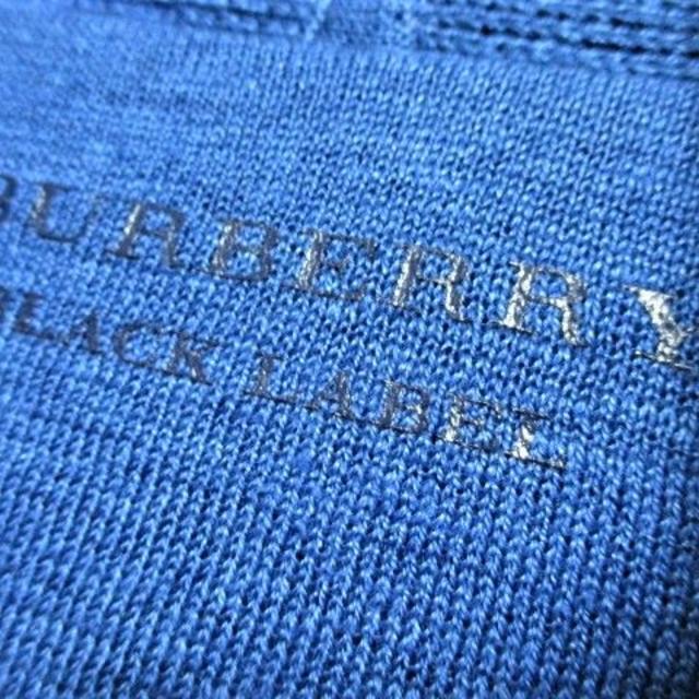 BURBERRY BLACK LABEL(バーバリーブラックレーベル)の☆バーバリーブラックレーベル リネン 麻 カーディガン/メンズ/2☆マリン メンズのトップス(カーディガン)の商品写真