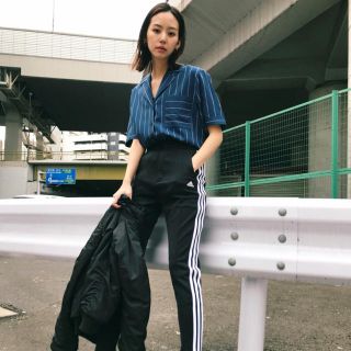 マウジー(moussy)のストライプシャツ(シャツ/ブラウス(半袖/袖なし))