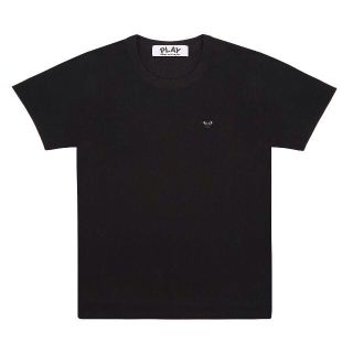 コムデギャルソン(COMME des GARCONS)のPLAYコムデギャルソン メンズスモール黒ハートワンポイントT BLACK/XL(Tシャツ/カットソー(半袖/袖なし))