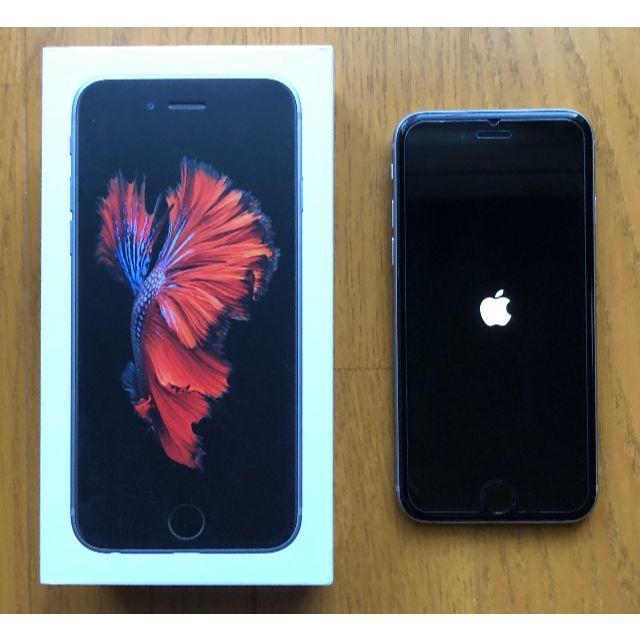 Apple(アップル)の【値下げ】iPhone 6s  64GB スペースグレイ　SIMロック解除済 スマホ/家電/カメラのスマートフォン/携帯電話(スマートフォン本体)の商品写真