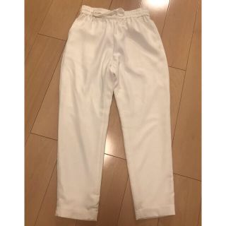 プラステ(PLST)のPLST ホワイト パンツ★夏物★新品★白(カジュアルパンツ)