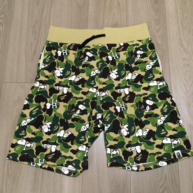 A BATHING APE  スヌーピー ハーフパンツ Mサイズ