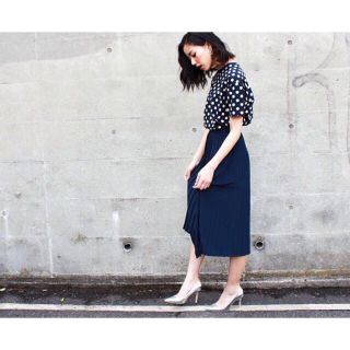 マウジー(moussy)のmoussy プリーツスカート(ひざ丈スカート)