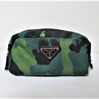 プラダ(PRADA)の☆PRADA プラダ カモフラージュ柄 ポーチ セカンドバッグ☆美品(セカンドバッグ/クラッチバッグ)