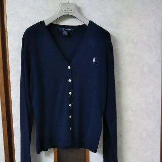 ラルフローレン(Ralph Lauren)の未使用 ラルフローレン カーディガン Lsize ネイビー(カーディガン)