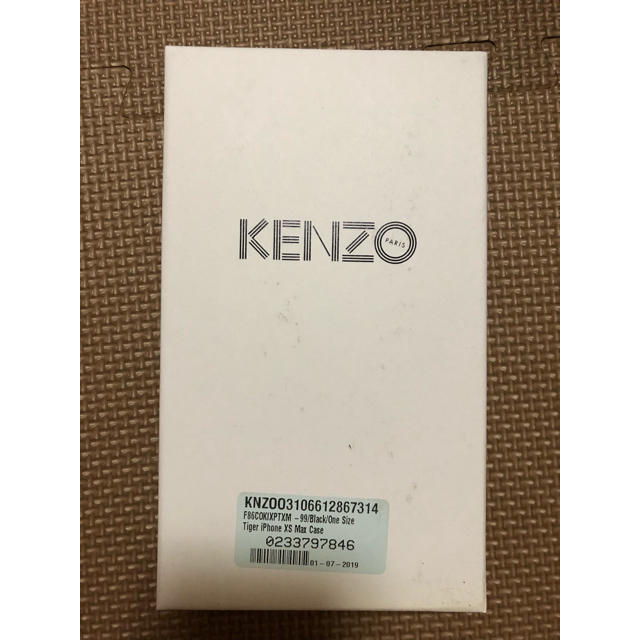 KENZO(ケンゾー)の《新品》Kenzo iPhone XS max 柔らかめケース スマホ/家電/カメラのスマホアクセサリー(iPhoneケース)の商品写真