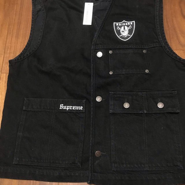 Sサイズ Suprem NFL Raiders '47 Denim Vest