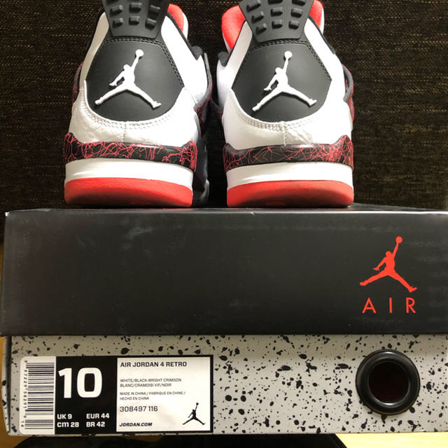 NIKE AIR JORDAN4 エアジョーダン4  28 US10 白