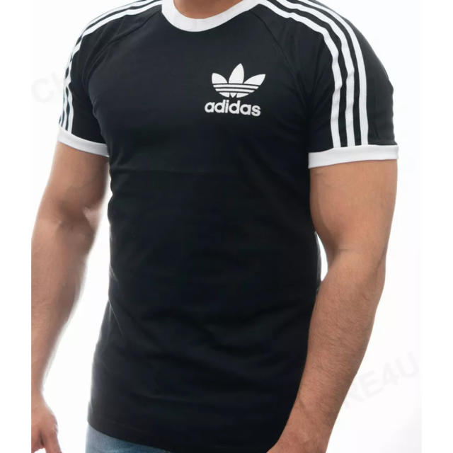 adidas(アディダス)のadidas Tシャツ ユニセックス★ブラック★Mサイズ メンズのトップス(Tシャツ/カットソー(半袖/袖なし))の商品写真