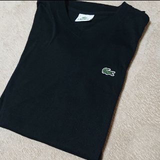 ラコステ(LACOSTE)の☆専用☆ラコステ  黒、白Tシャツ  size2  レディースM 二枚(Tシャツ(半袖/袖なし))