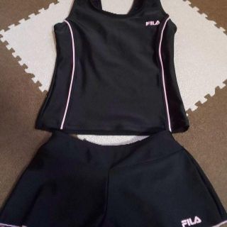 フィラ(FILA)のFILA スポーツ水着 セパレート 黒×ピンク(水着)