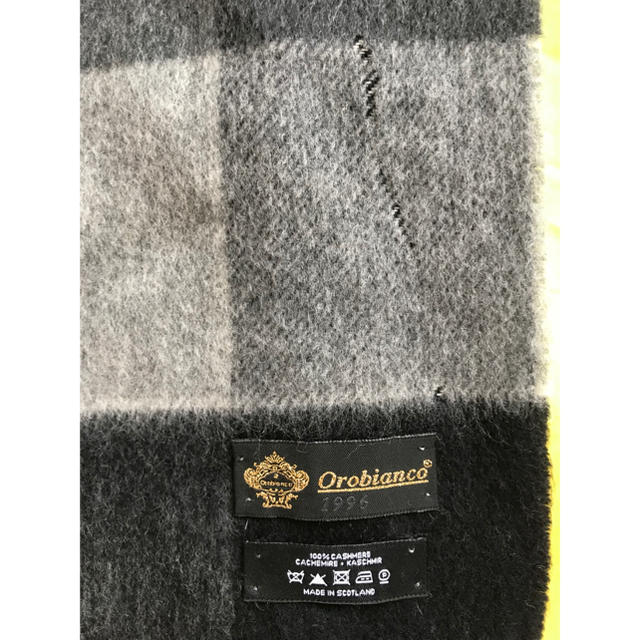 Orobianco(オロビアンコ)のオロビアンコ スコットランド製 カシミヤマフラー メンズのファッション小物(マフラー)の商品写真