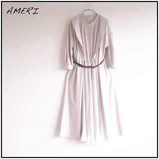 アメリヴィンテージ(Ameri VINTAGE)のAmeri ❤︎ フロントプリーツ ロング ドレス(ロングワンピース/マキシワンピース)