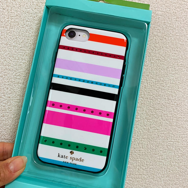 kate spade new york(ケイトスペードニューヨーク)の【新品/未使用】kate spade/ケイトスペード＊iPhone7・8ケース スマホ/家電/カメラのスマホアクセサリー(iPhoneケース)の商品写真