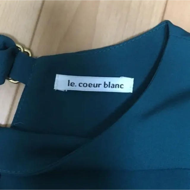 le.coeur blanc(ルクールブラン)のルクールブラン ノースリーブ トップス レディースのトップス(カットソー(半袖/袖なし))の商品写真