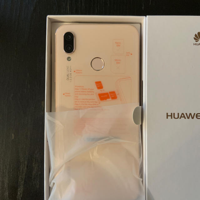 ANDROID(アンドロイド)のHUAWEI P20 lite ピンク スマホ/家電/カメラのスマートフォン/携帯電話(スマートフォン本体)の商品写真