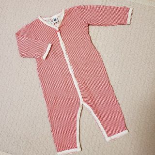 プチバトー(PETIT BATEAU)の【専用】プチバトー　ロンパース　12m/74cm(ロンパース)