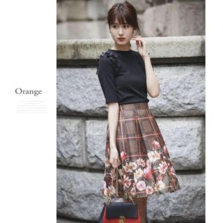 トッコ(tocco)のtocco closet♡花柄スカート(ひざ丈スカート)