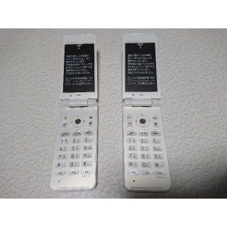 au KYF31 GRATINA4G 白 SIMフリー 2台セット ほぼ未使用品(携帯電話本体)