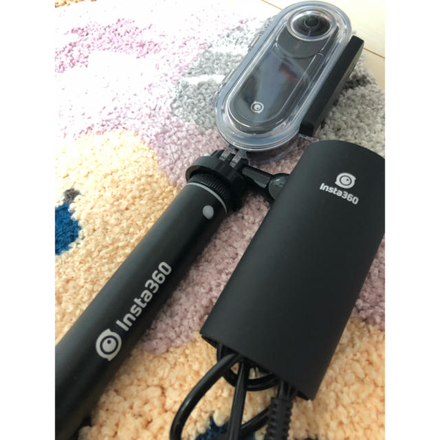 iOS対応 VRカメラ insta360 ONE ブラック INSTA-ONEカメラ