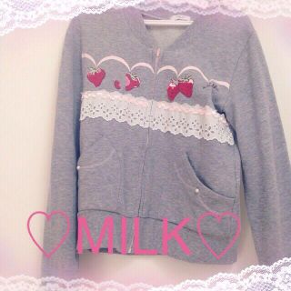 ミルク(MILK)のMILK❤️ベリーベリースウェット(パーカー)